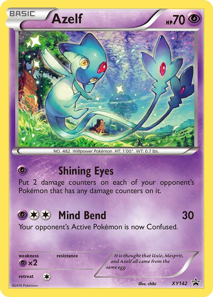 Azelf XY142 – XY Black Star Promo