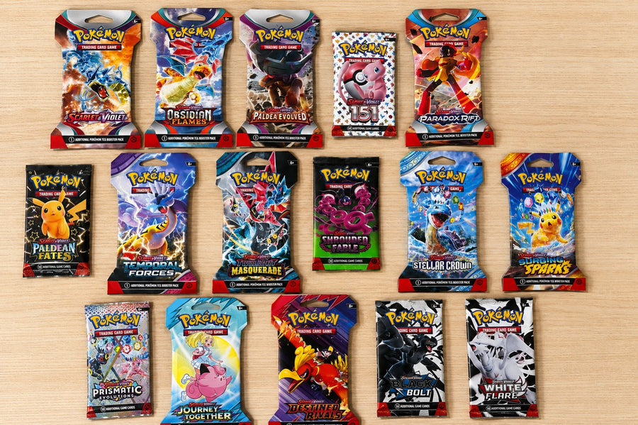 Scarlet & Violet Era - Complete Booster Pack Collection (16 Packs)