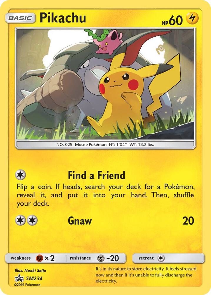 Pikachu SM234 – Sun & Moon Black Star Promo