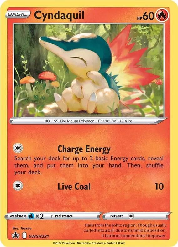 Cyndaquil SWSH221 – Cosmos Holo Promo
