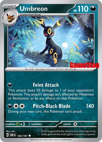 Umbreon - 130/197 (GameStop Exclusive) - Sealed