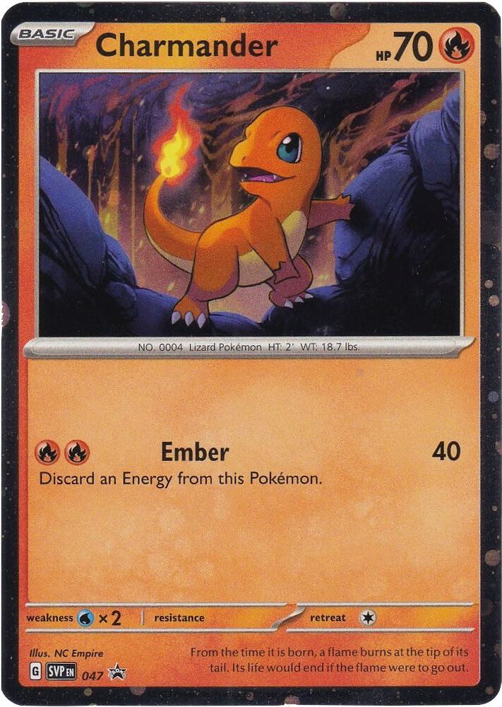 Charmander SVP 047 – Cosmos Holo Promo
