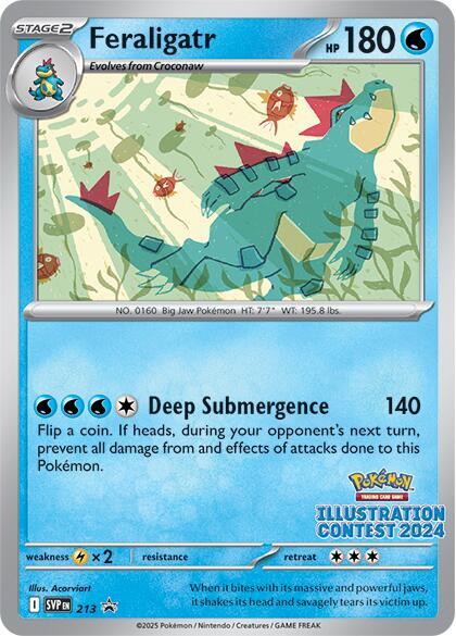 Feraligatr SVP 213 – Illustration Contest 2024 Promo
