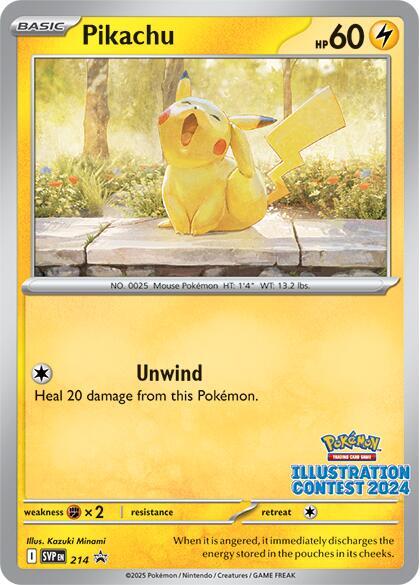 Pikachu SVP 214 – Illustration Contest 2024 Promo