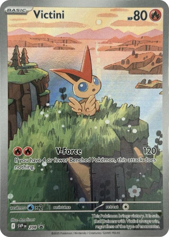 Victini SVP 208 – Scarlet & Violet Black Star Promo