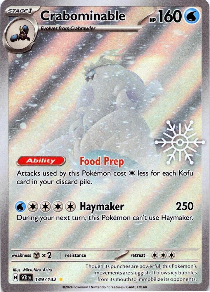 Crabominable 149/142 – Holiday Calendar Snowflake Holo