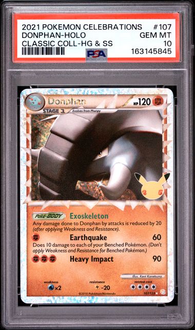 Donphan 107/165 – Classic Collection PSA 10