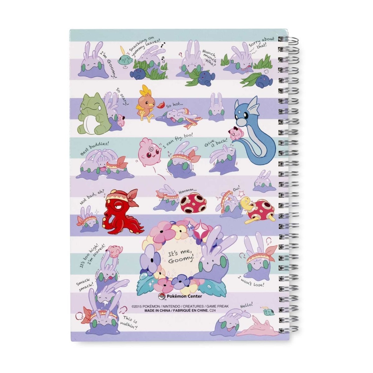 We're Goomy Spiral Notebook - Pokémon Center Exclusive