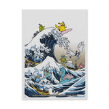 Great Wave Pikachu & Friends Card Sleeves - Pokémon Center Exclusive