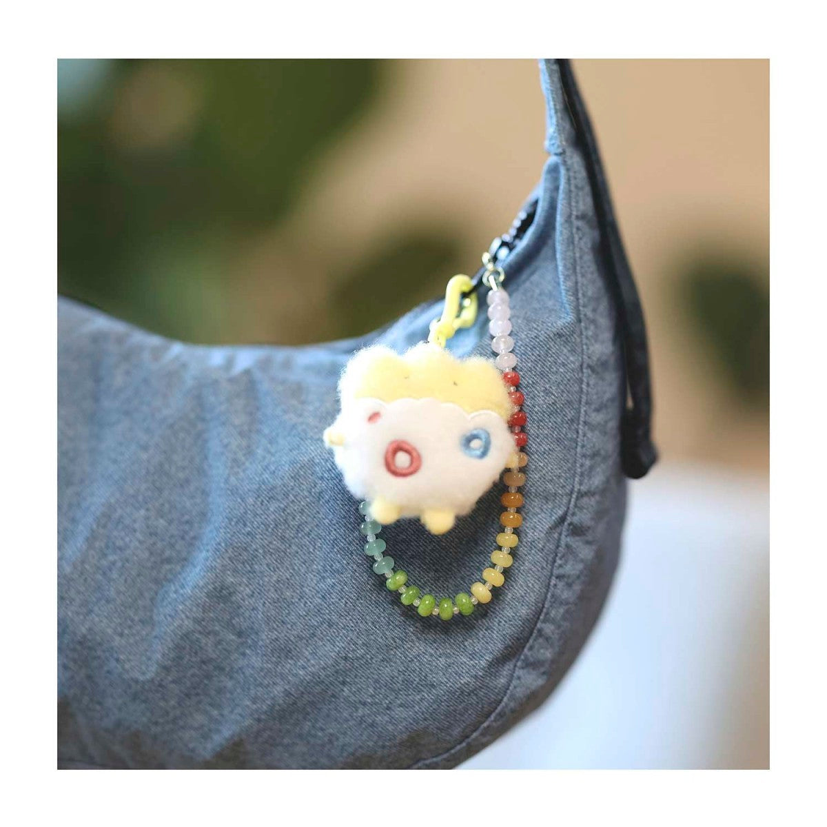 Togepi Pokémon Lil' Friends Plush Key Chain - Pokémon Center Exclusive