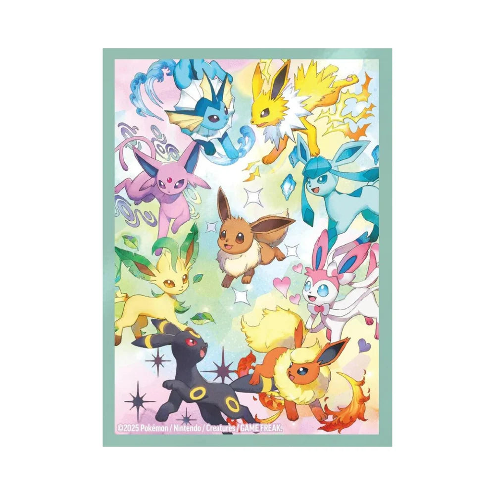 Prismatic Evolutions Eevee & Eeveelutions Card Sleeves (65-Pack)
