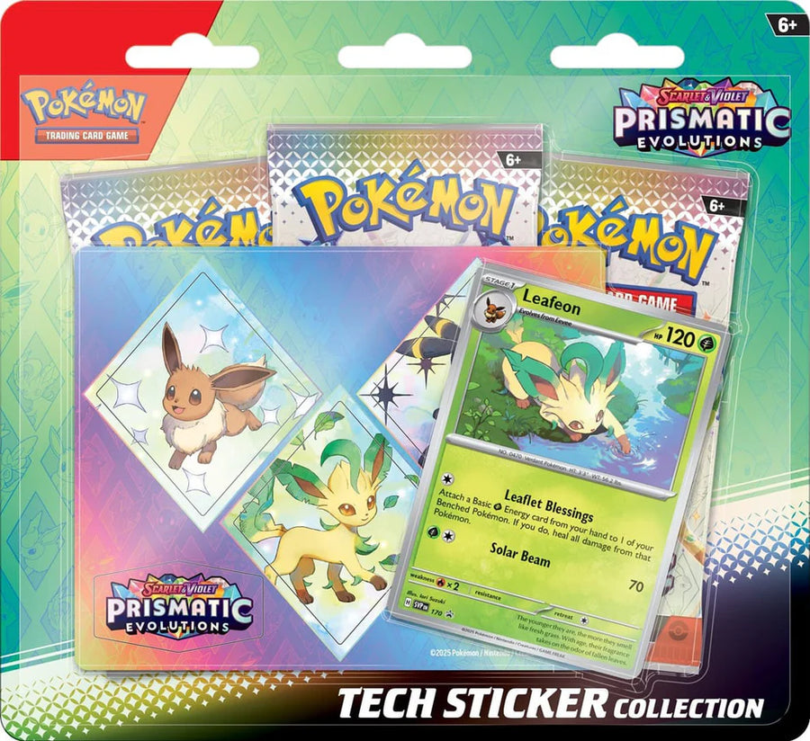 Scarlet & Violet: Prismatic Evolutions - Tech Sticker Collection (Leafeon)