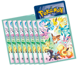 Prismatic Evolutions Eevee & Eeveelutions Card Sleeves (65-Pack)
