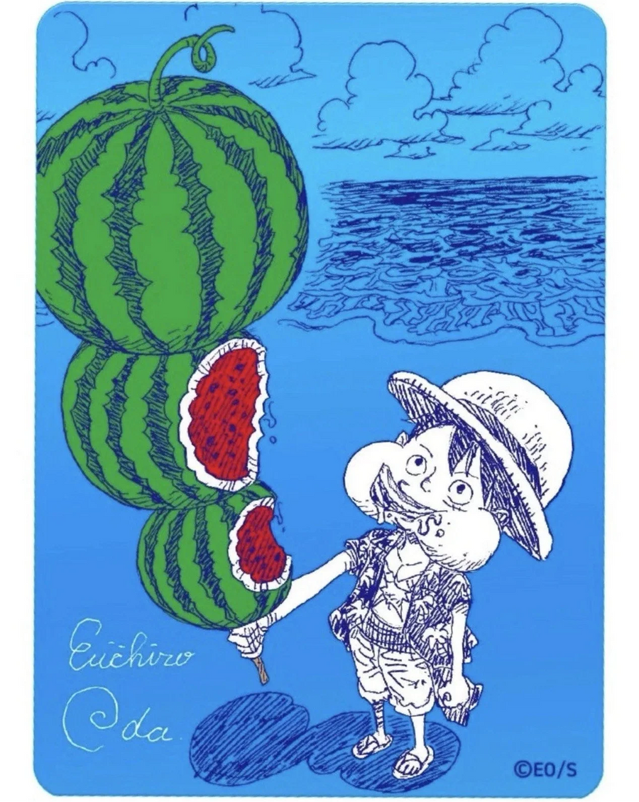 Monkey D. Luffy – NatsuComi 2026 Watermelon MetaKira Promo (Japanese)