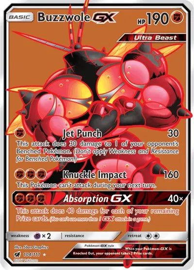 Buzzwole GX 104/111 – Ultra Rare (Full Art)