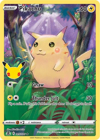 Pikachu 005/025 – Holo Rare