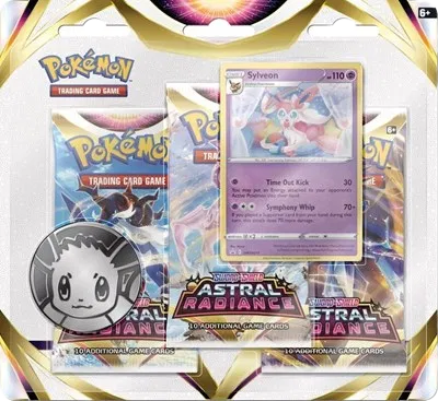 Sword & Shield - Astral Radiance 3 Pack Blister (Sylveon Promo)