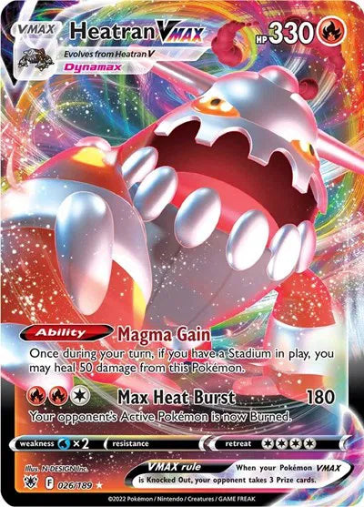 Heatran VMAX 026/189 – Ultra Rare