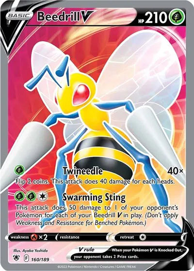Beedrill V 160/189 – Ultra Rare (Full Art)
