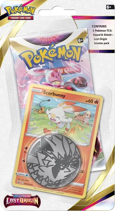 Sword & Shield - Lost Origin Single Pack Blister (Scorbunny Promo)