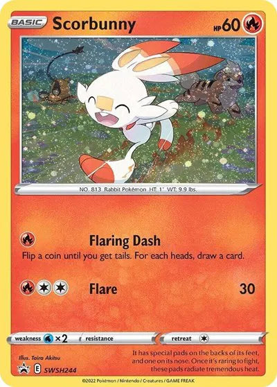 Scorbunny SWSH244 – Cosmos Holo Promo