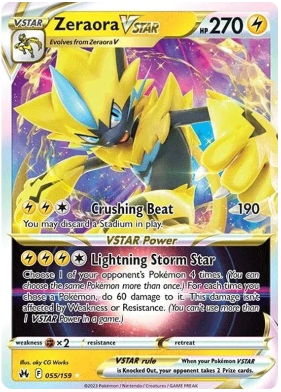 Zeraora VSTAR 055/159 – Ultra Rare