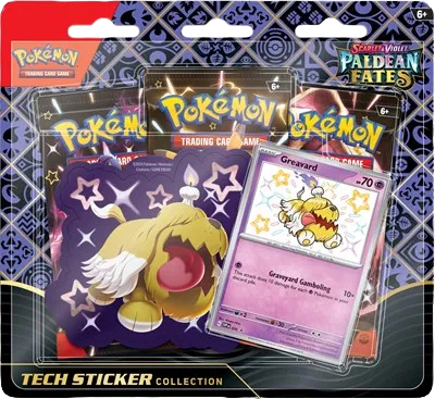 Scarlet & Violet - Paldean Fates Tech Sticker Collection (Greavard Promo)