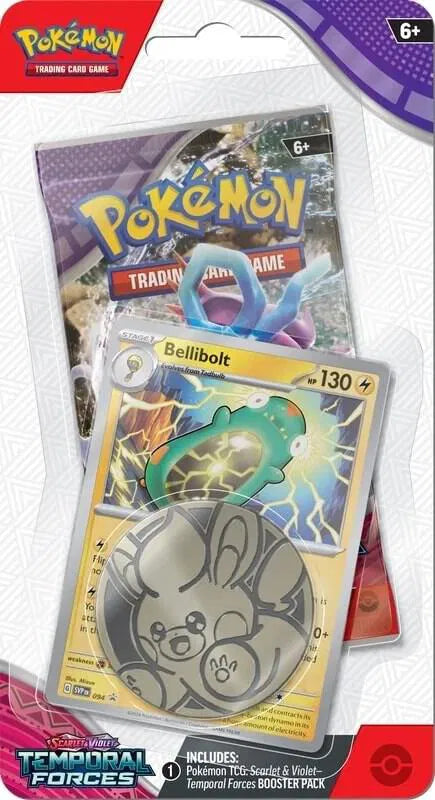 Scarlet & Violet - Temporal Forces Single Pack Blister (Bellibolt Promo)