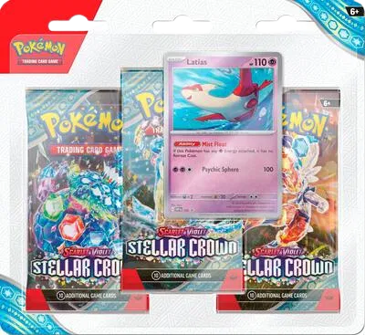Scarlet & Violet - Stellar Crown 3 Pack Blister (Latias Promo)