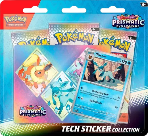 Scarlet & Violet - Prismatic Evolutions Tech Sticker Collection