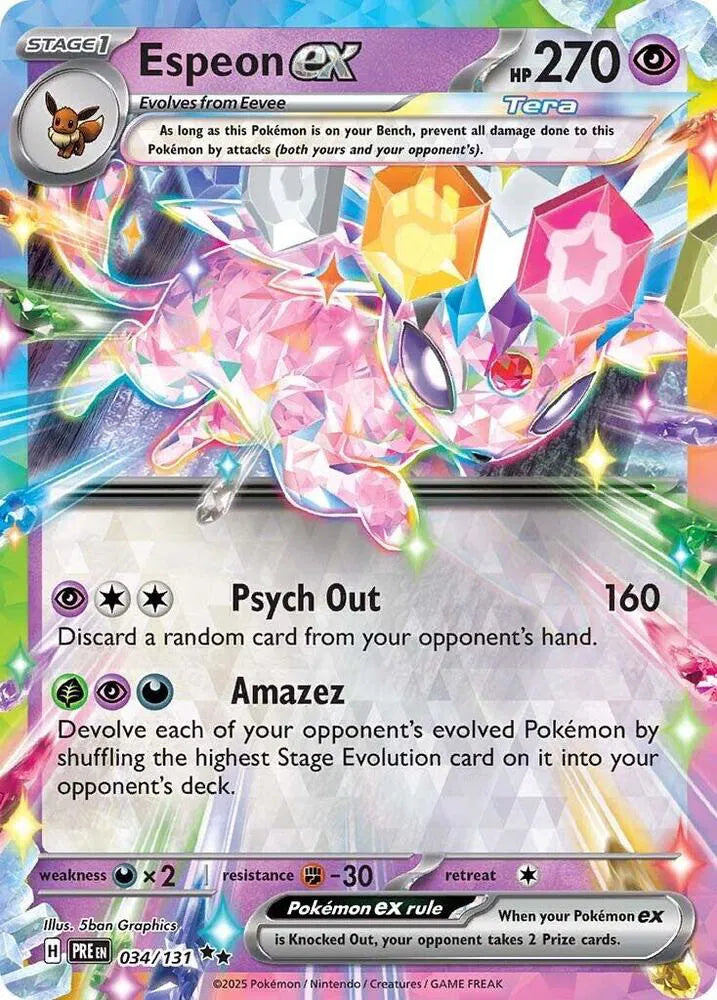 Espeon ex 034/131 – Double Rare