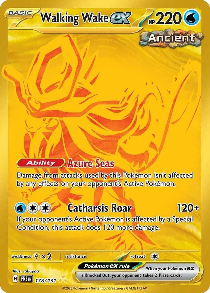 Walking Wake ex 178/131 – Hyper Rare