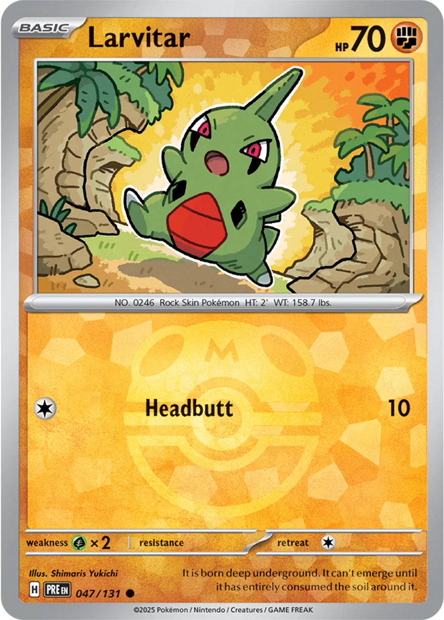Larvitar 047/131 – Master Ball Pattern