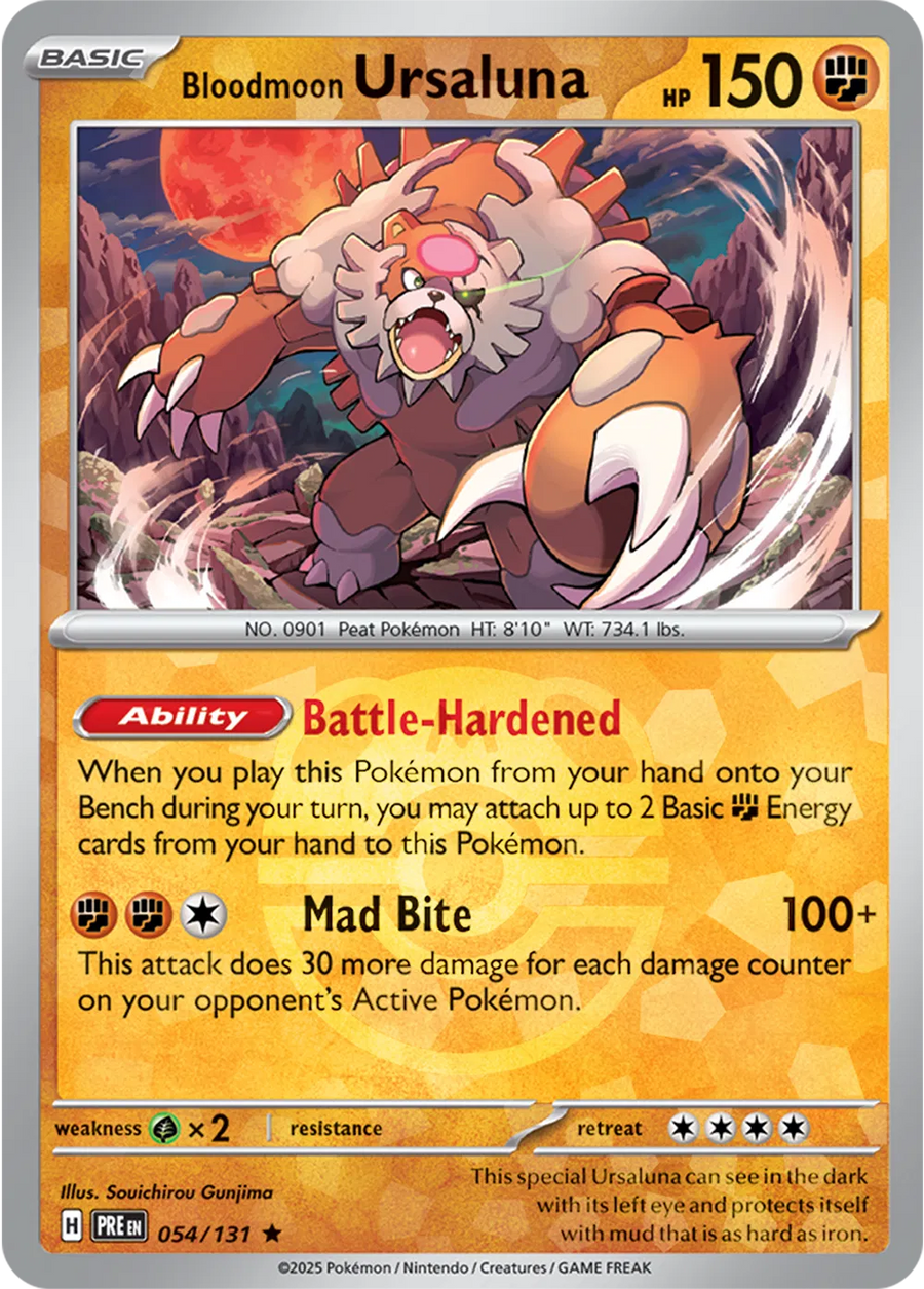 Bloodmoon Ursaluna 054/131 – Master Ball Pattern