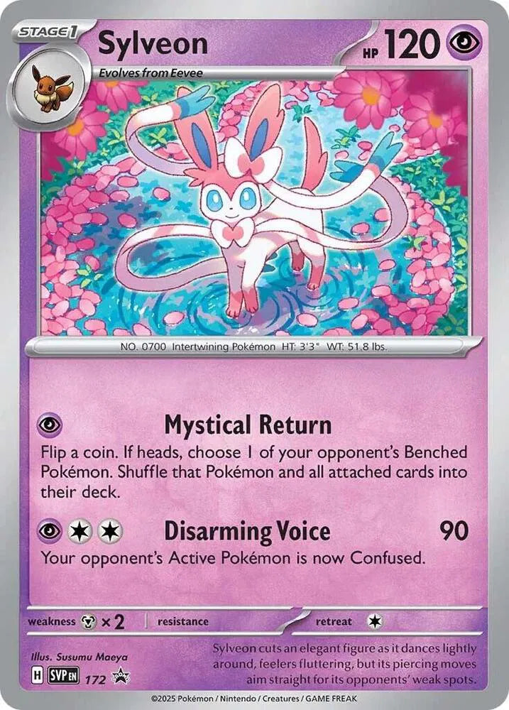 Sylveon SVP 172 – Cosmos Holo Promo