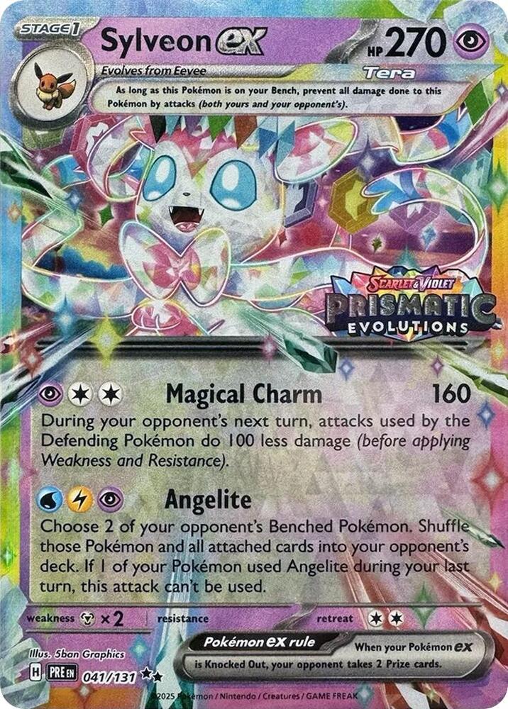 Sylveon ex 041/131 – Prismatic Evolutions Stamp Promo