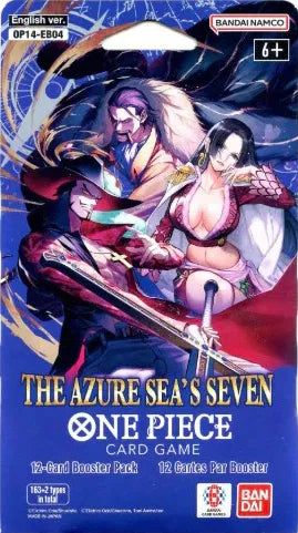 One Piece Card Game: The Azure Sea’s Seven (OP-14) Sleeved Booster Pack EN