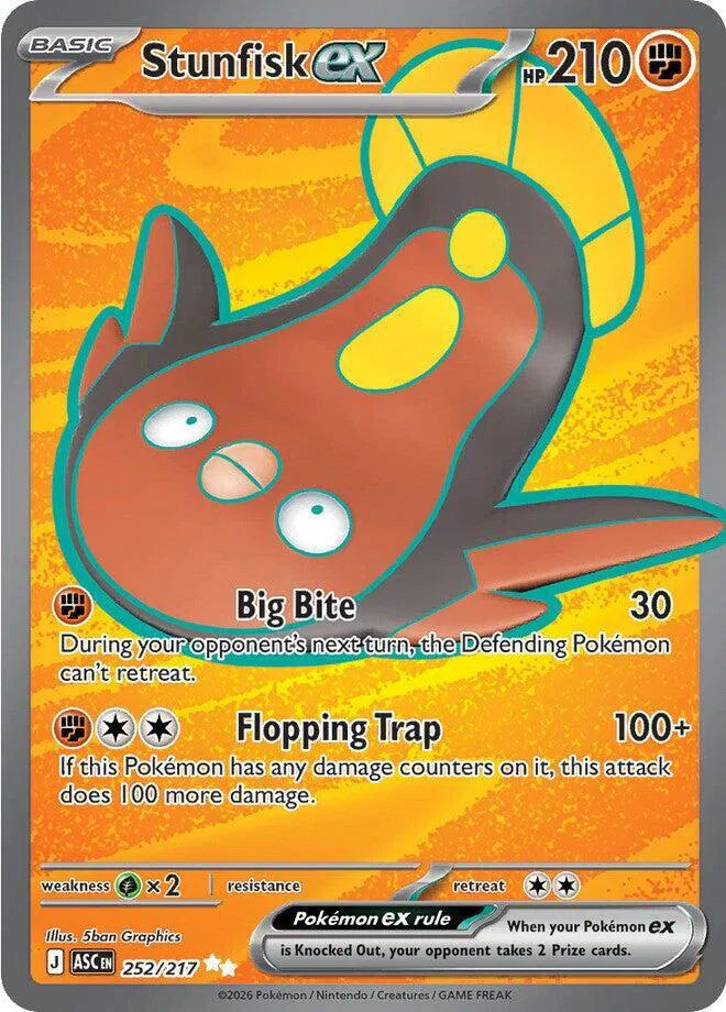 Stunfisk ex 252/217 – Ultra Rare