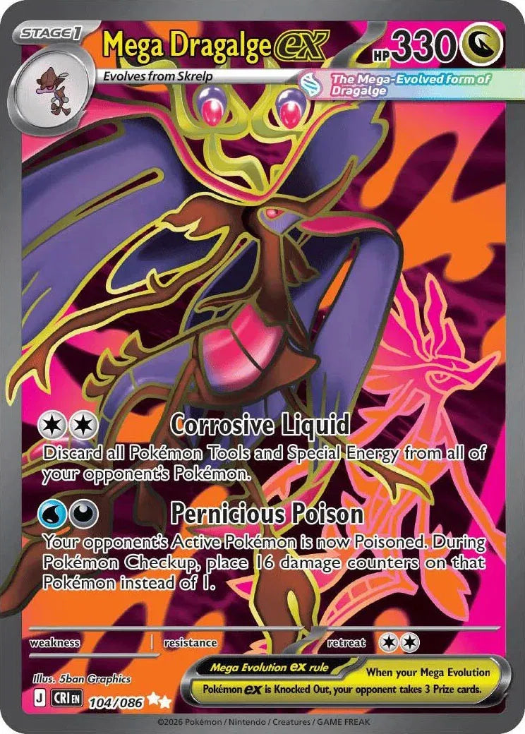 Mega Dragalge ex 104/086 – Ultra Rare