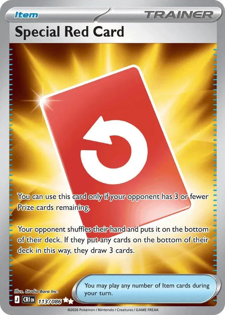 Special Red Card 113/086 – Ultra Rare