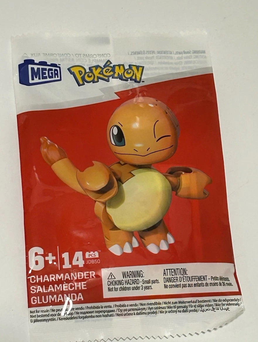 Pokémon MEGA Charmander Building Set (14 Pieces)