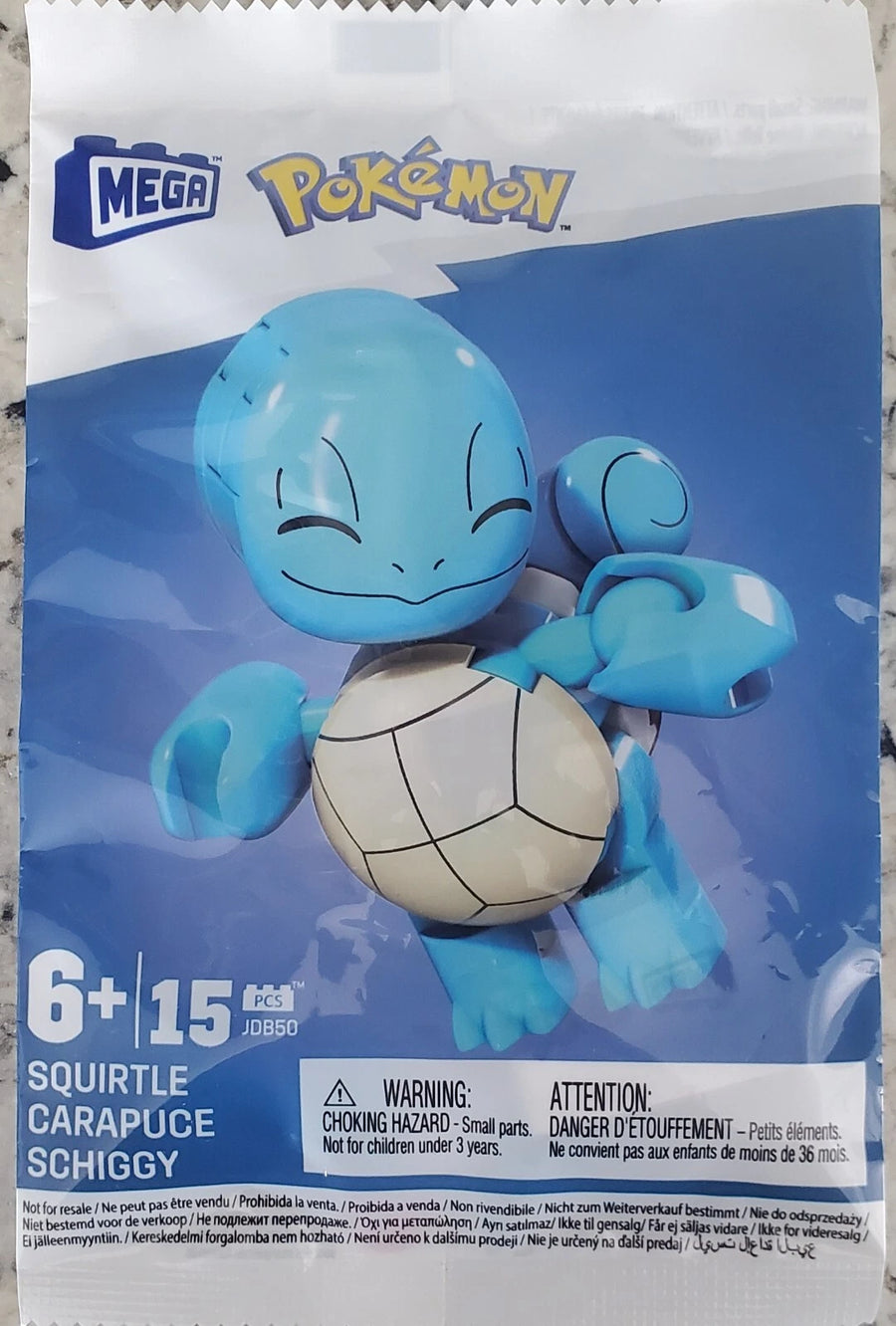 Pokémon MEGA Squirtle Building Set (15 pieces)
